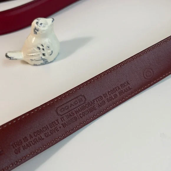COACH Vintage Leather Belt Size M - Picture 7 of 11